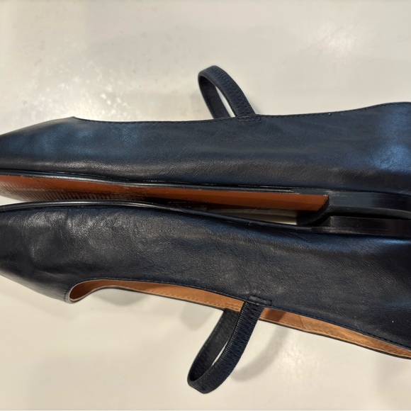 Madewell The Greta Black Leather Ballet Flats, 7 - Picture 3 of 7